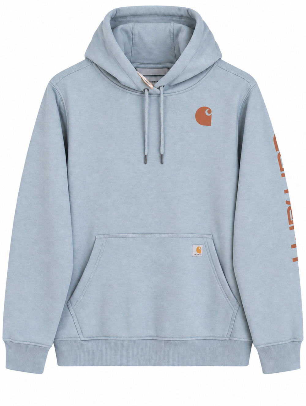 Carhartt Clarksburg Logo Hoodie Womens 2XL Light Blue 102791 NWT